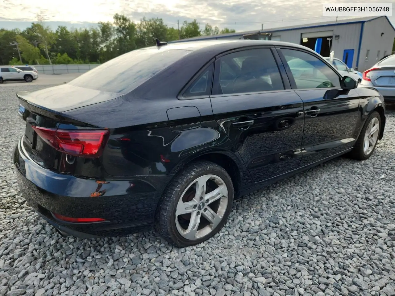 2017 Audi A3 Premium VIN: WAUB8GFF3H1056748 Lot: 62152305