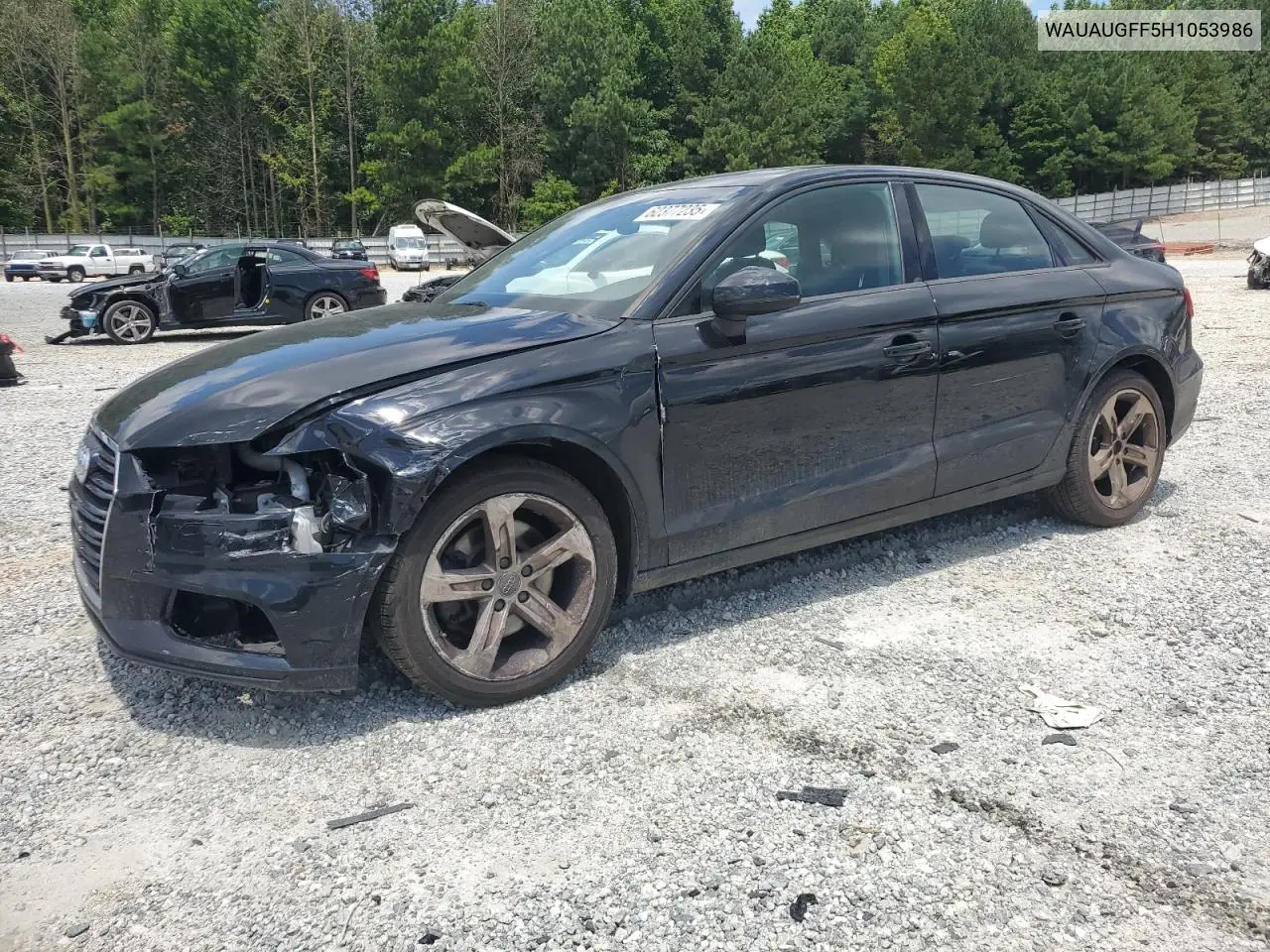 2017 Audi A3 Premium VIN: WAUAUGFF5H1053986 Lot: 62377235