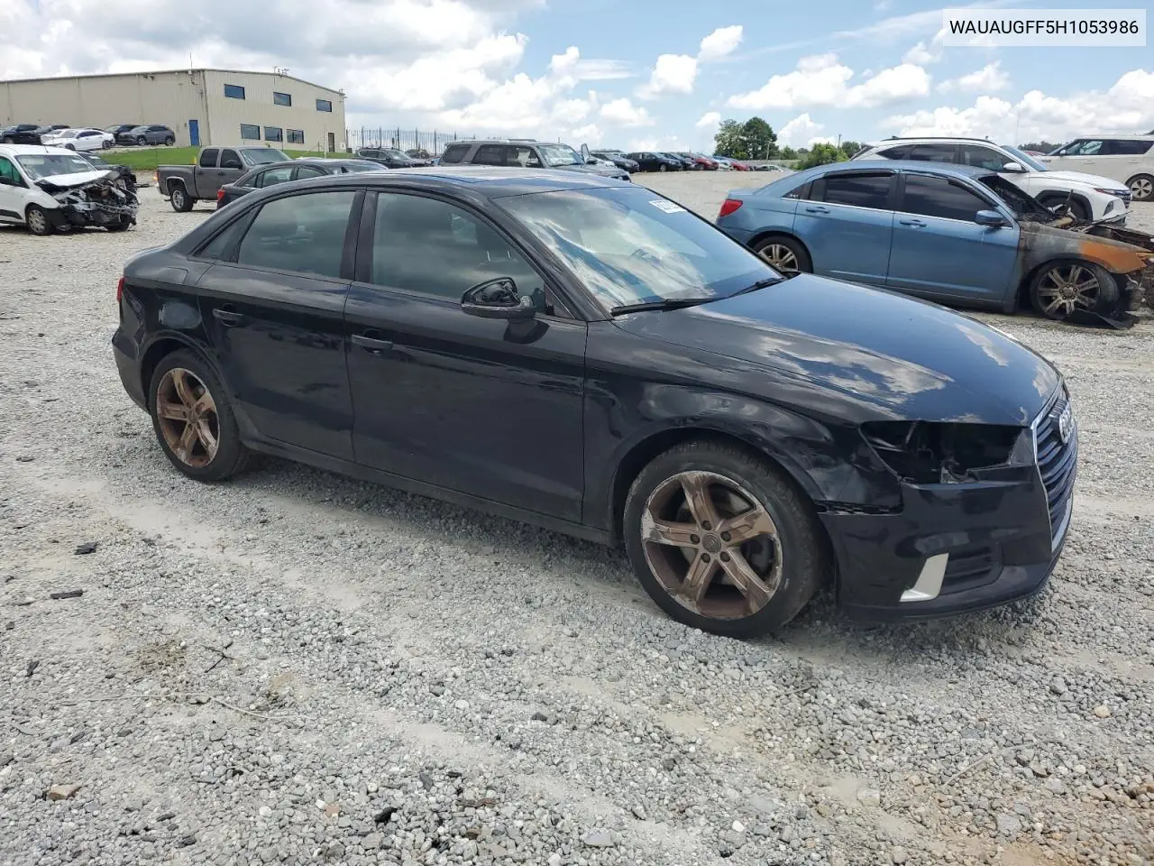 2017 Audi A3 Premium VIN: WAUAUGFF5H1053986 Lot: 62377235