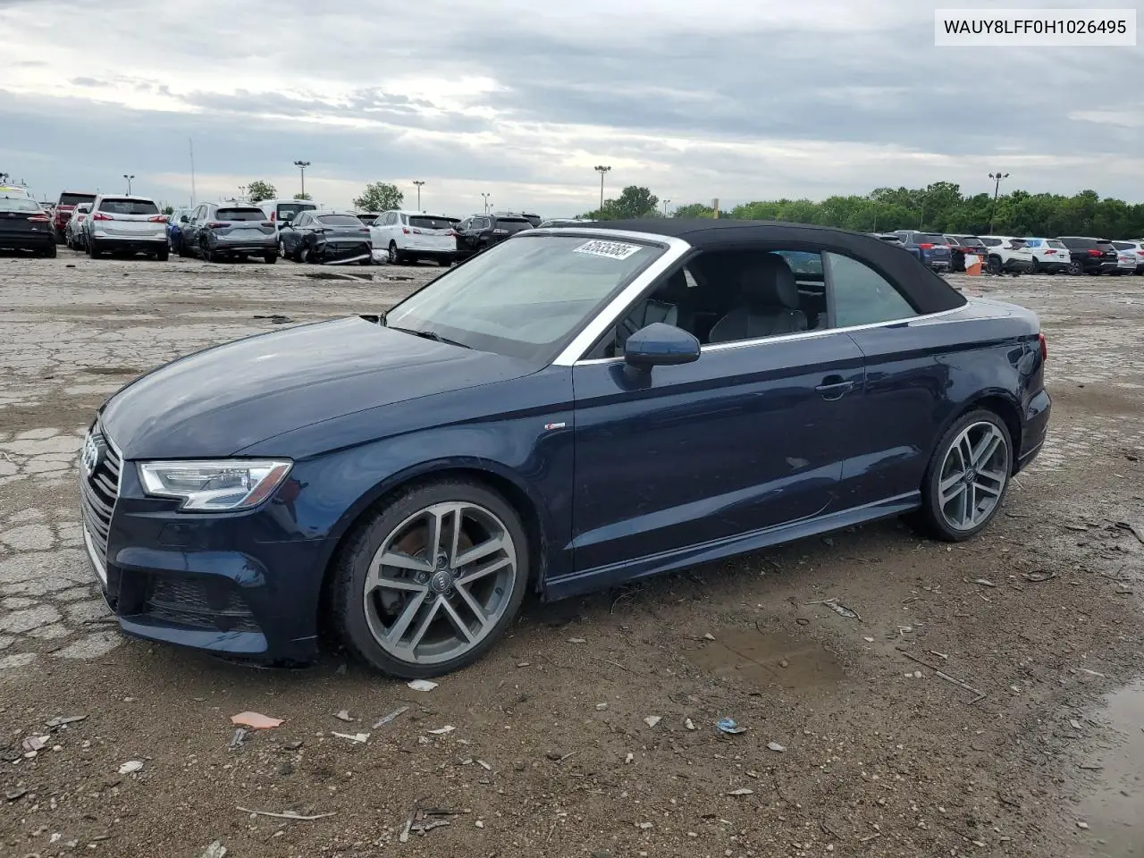 2017 Audi A3 Premium Plus VIN: WAUY8LFF0H1026495 Lot: 62635385