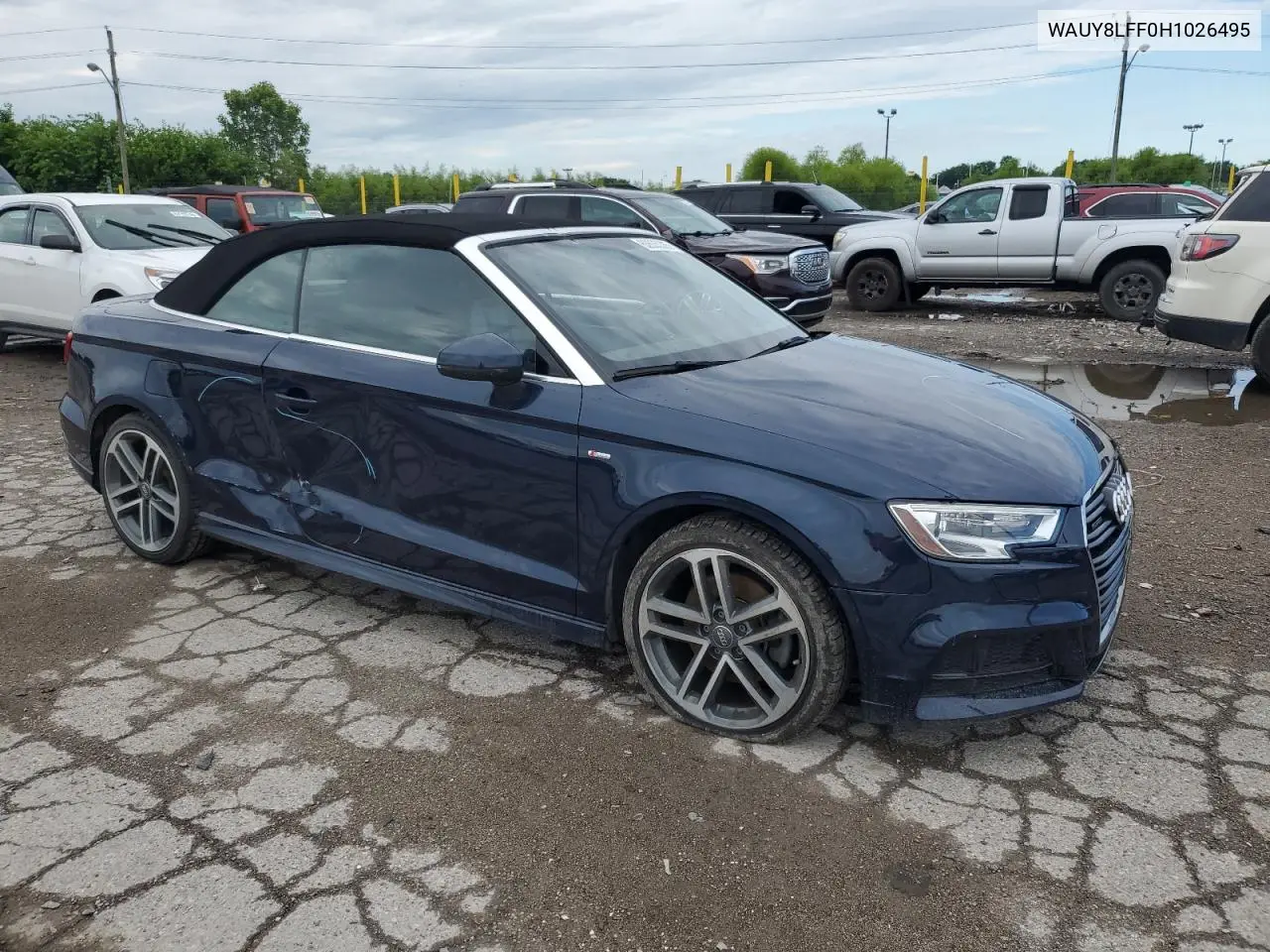 2017 Audi A3 Premium Plus VIN: WAUY8LFF0H1026495 Lot: 62635385