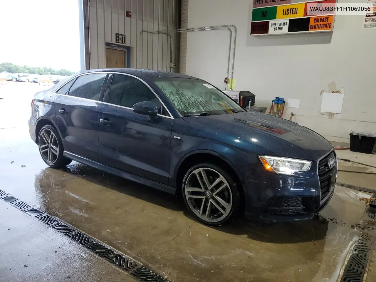 2017 Audi A3 Premium Plus VIN: WAUJ8GFF1H1069056 Lot: 62832095