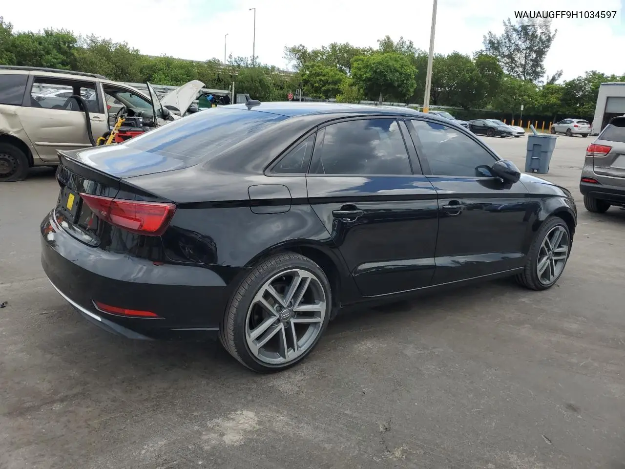 2017 Audi A3 Premium VIN: WAUAUGFF9H1034597 Lot: 62960435