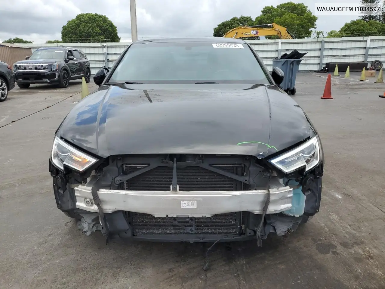 2017 Audi A3 Premium VIN: WAUAUGFF9H1034597 Lot: 62960435