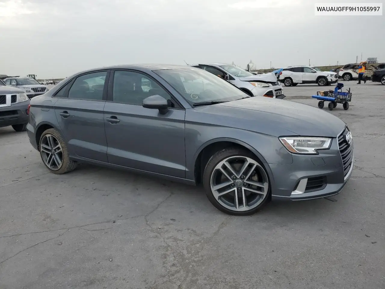 2017 Audi A3 Premium VIN: WAUAUGFF9H1055997 Lot: 62988735