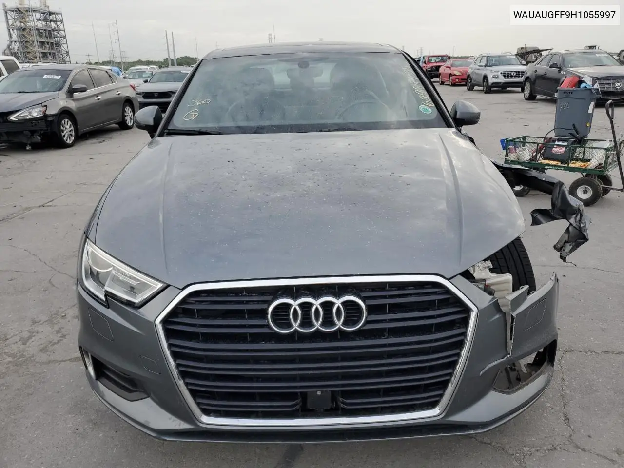 2017 Audi A3 Premium VIN: WAUAUGFF9H1055997 Lot: 62988735