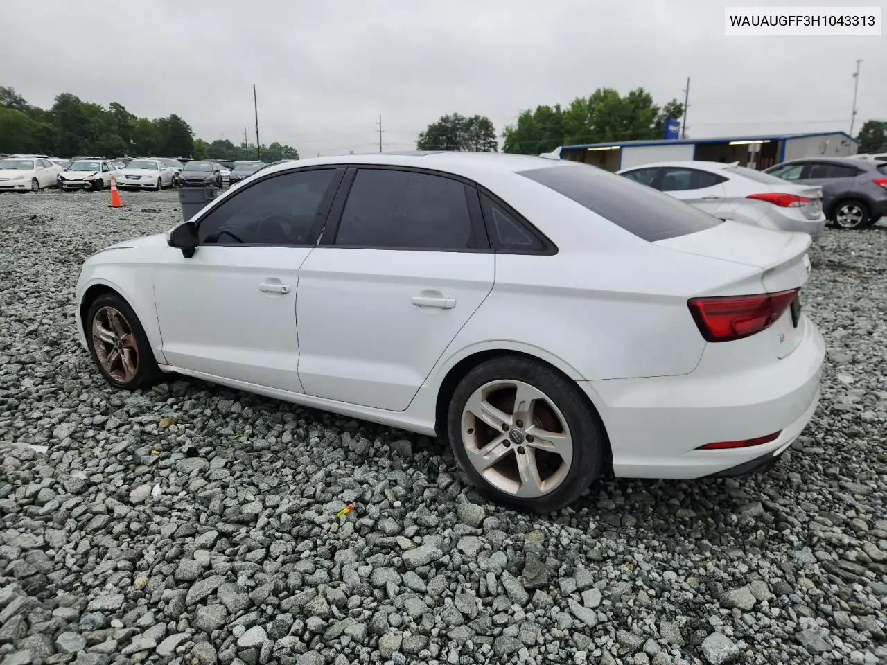 2017 Audi A3 Premium VIN: WAUAUGFF3H1043313 Lot: 63302405