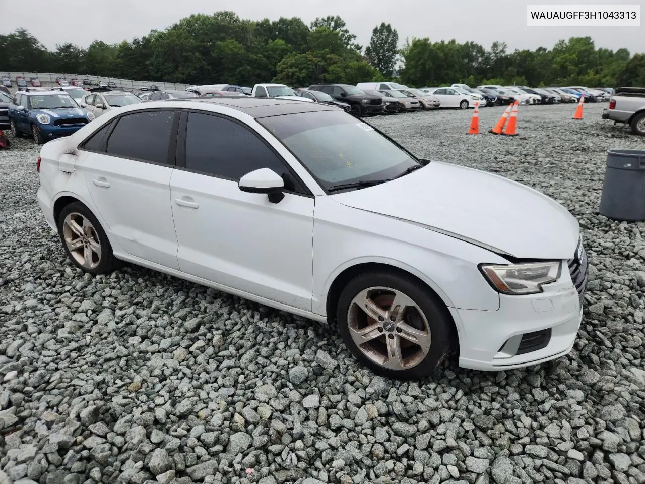2017 Audi A3 Premium VIN: WAUAUGFF3H1043313 Lot: 63302405