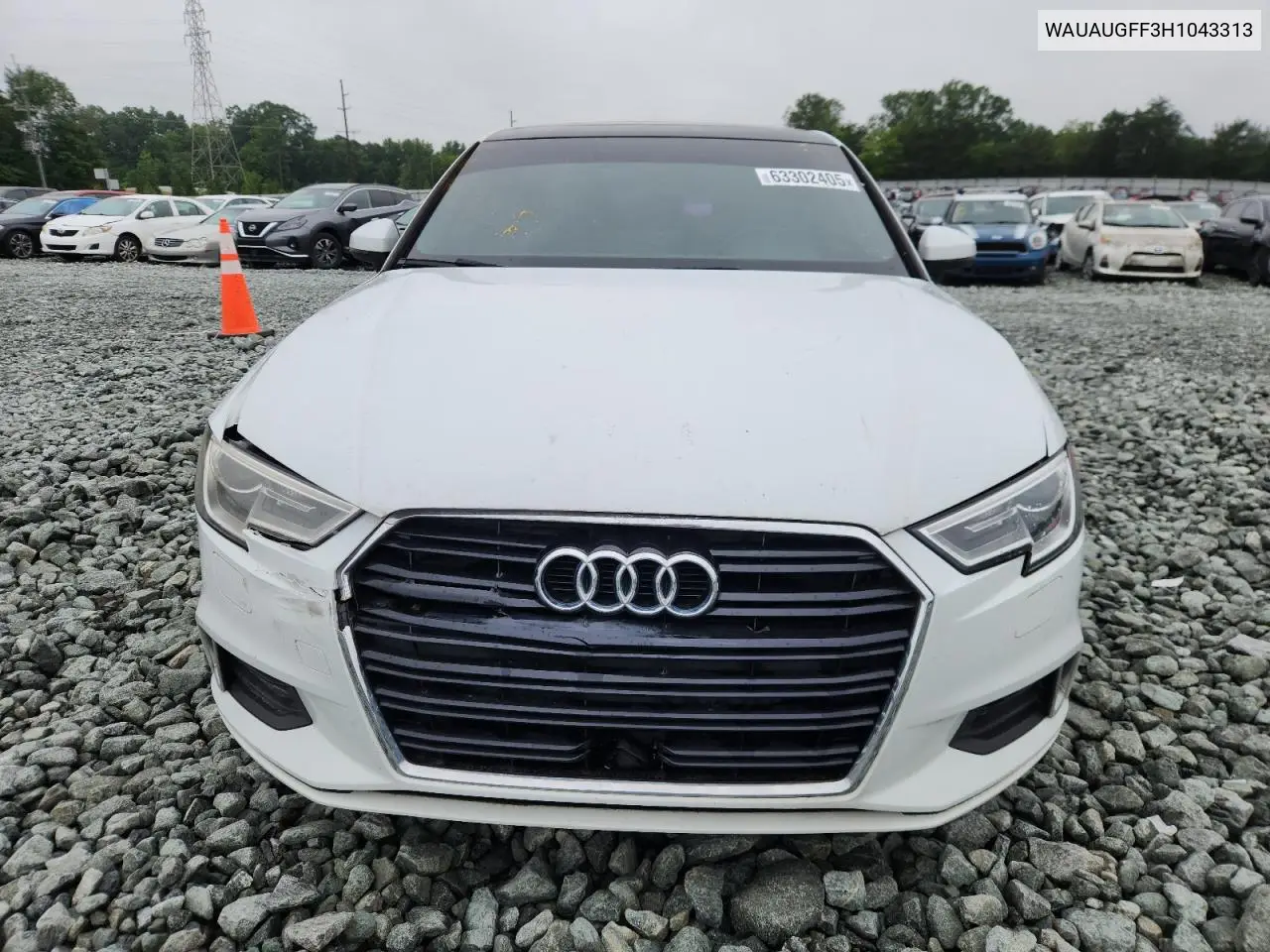 2017 Audi A3 Premium VIN: WAUAUGFF3H1043313 Lot: 63302405