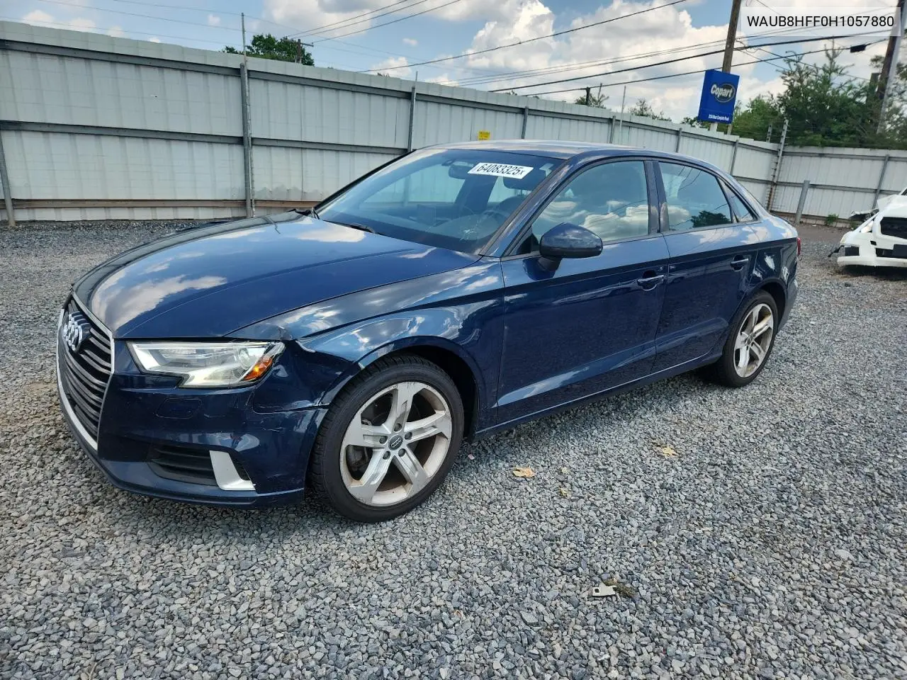 2017 Audi A3 Premium VIN: WAUB8HFF0H1057880 Lot: 64083325
