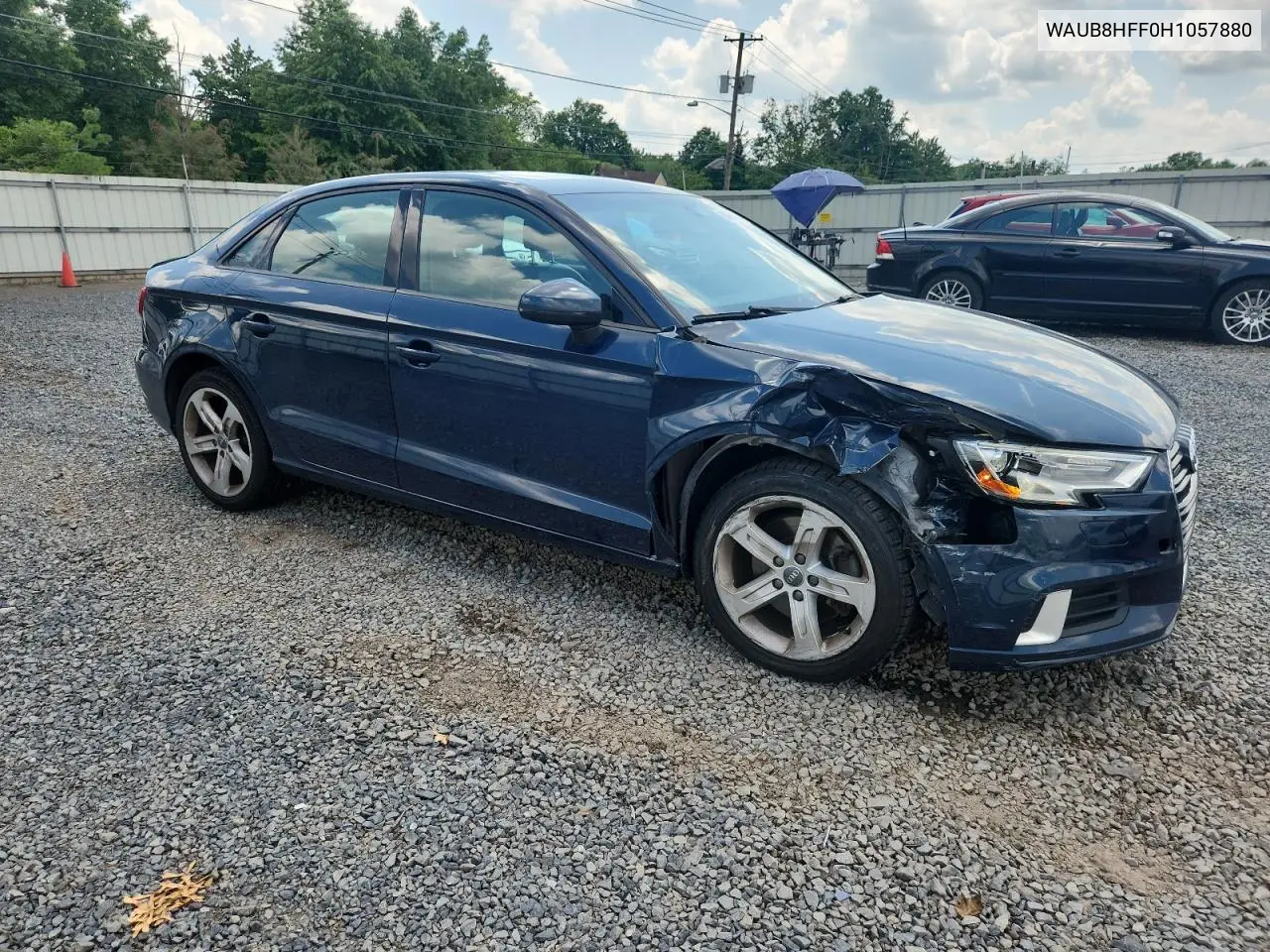 2017 Audi A3 Premium VIN: WAUB8HFF0H1057880 Lot: 64083325