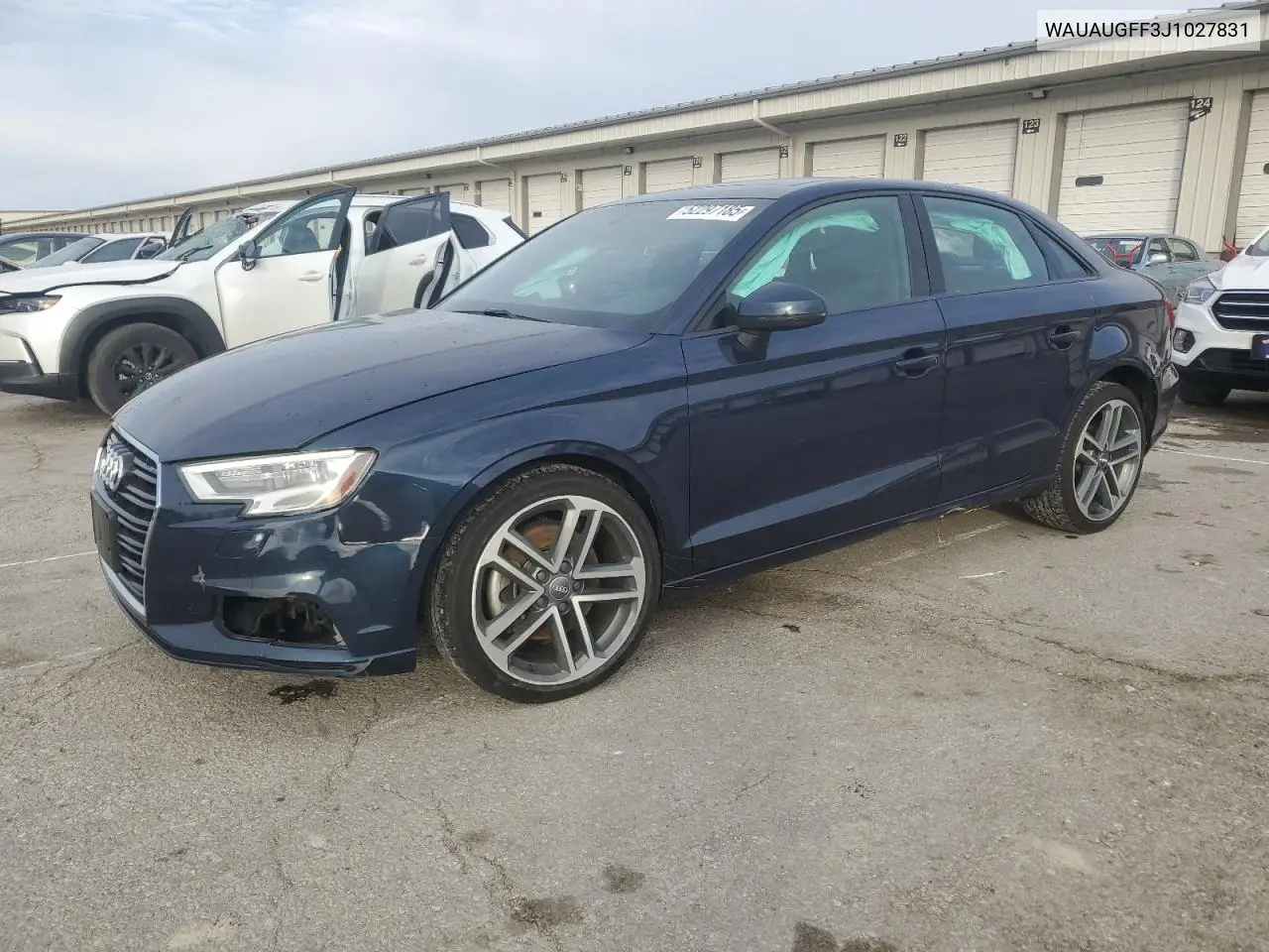 2018 Audi A3 Premium VIN: WAUAUGFF3J1027831 Lot: 52297185