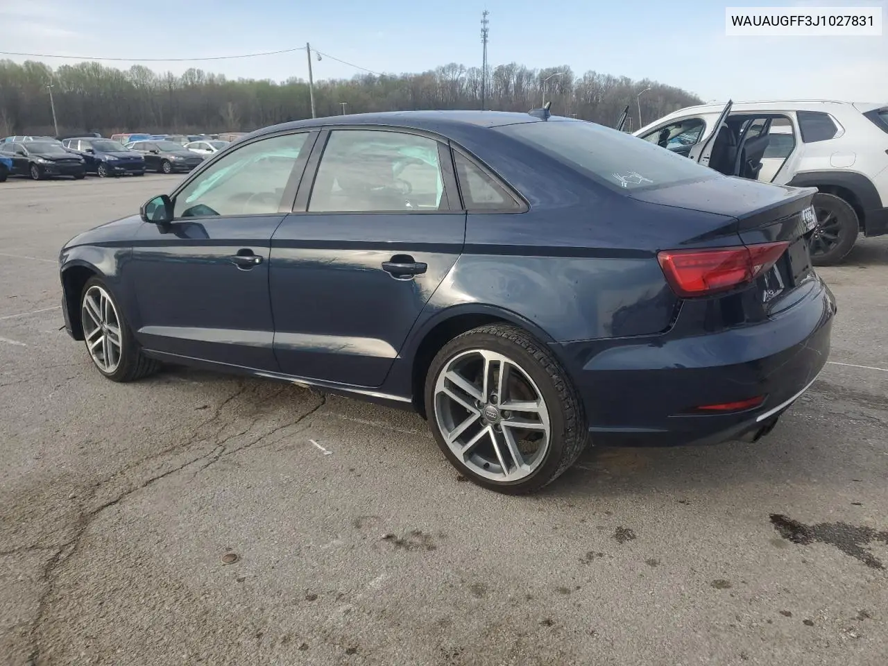 2018 Audi A3 Premium VIN: WAUAUGFF3J1027831 Lot: 52297185