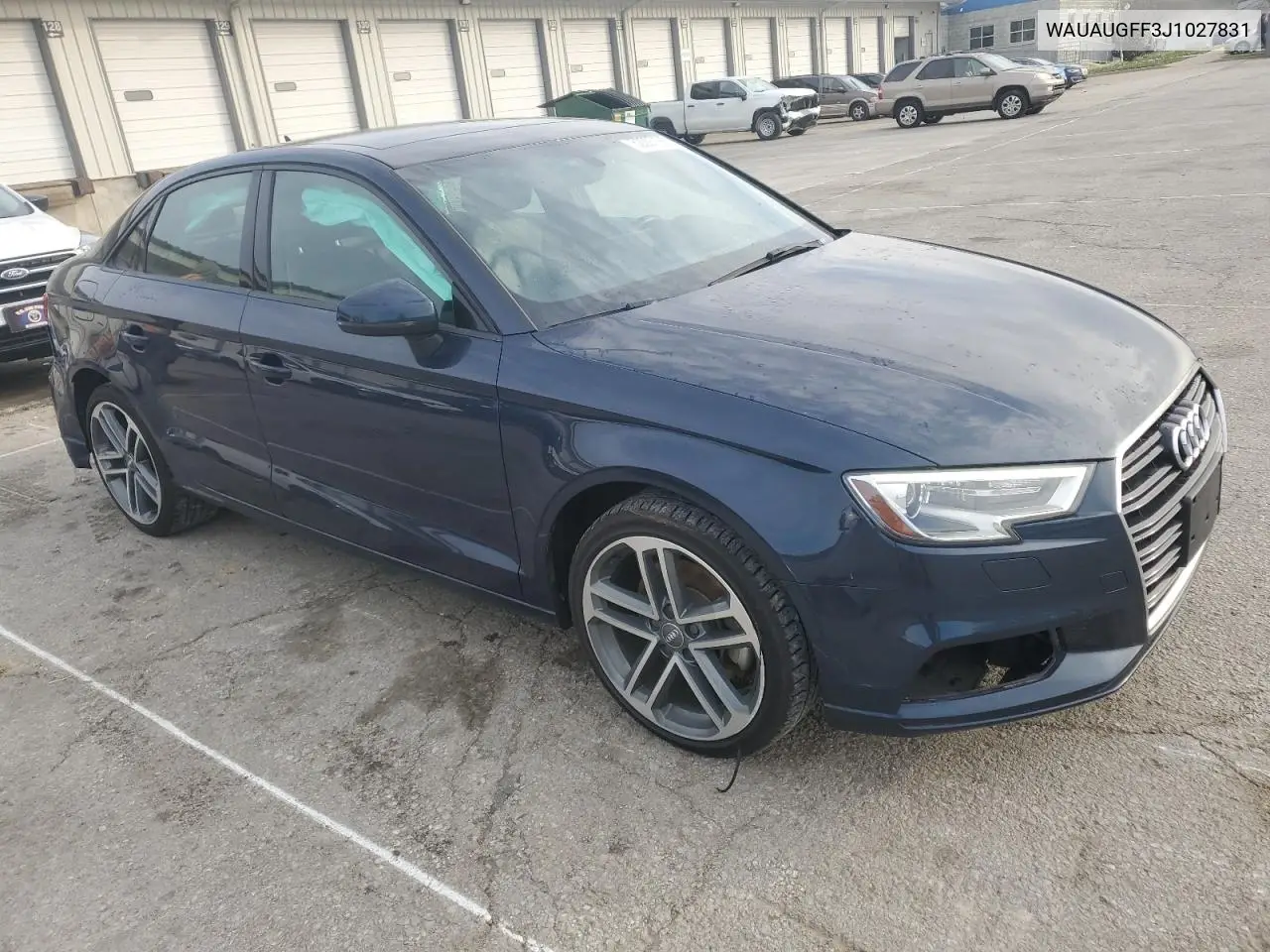 2018 Audi A3 Premium VIN: WAUAUGFF3J1027831 Lot: 52297185