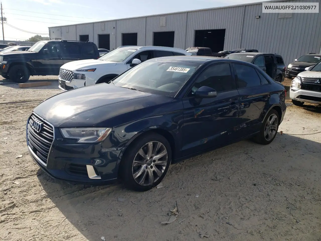 2018 Audi A3 Premium VIN: WAUAUGFF2J1030977 Lot: 55461385