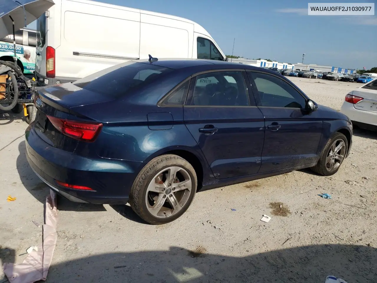 2018 Audi A3 Premium VIN: WAUAUGFF2J1030977 Lot: 55461385