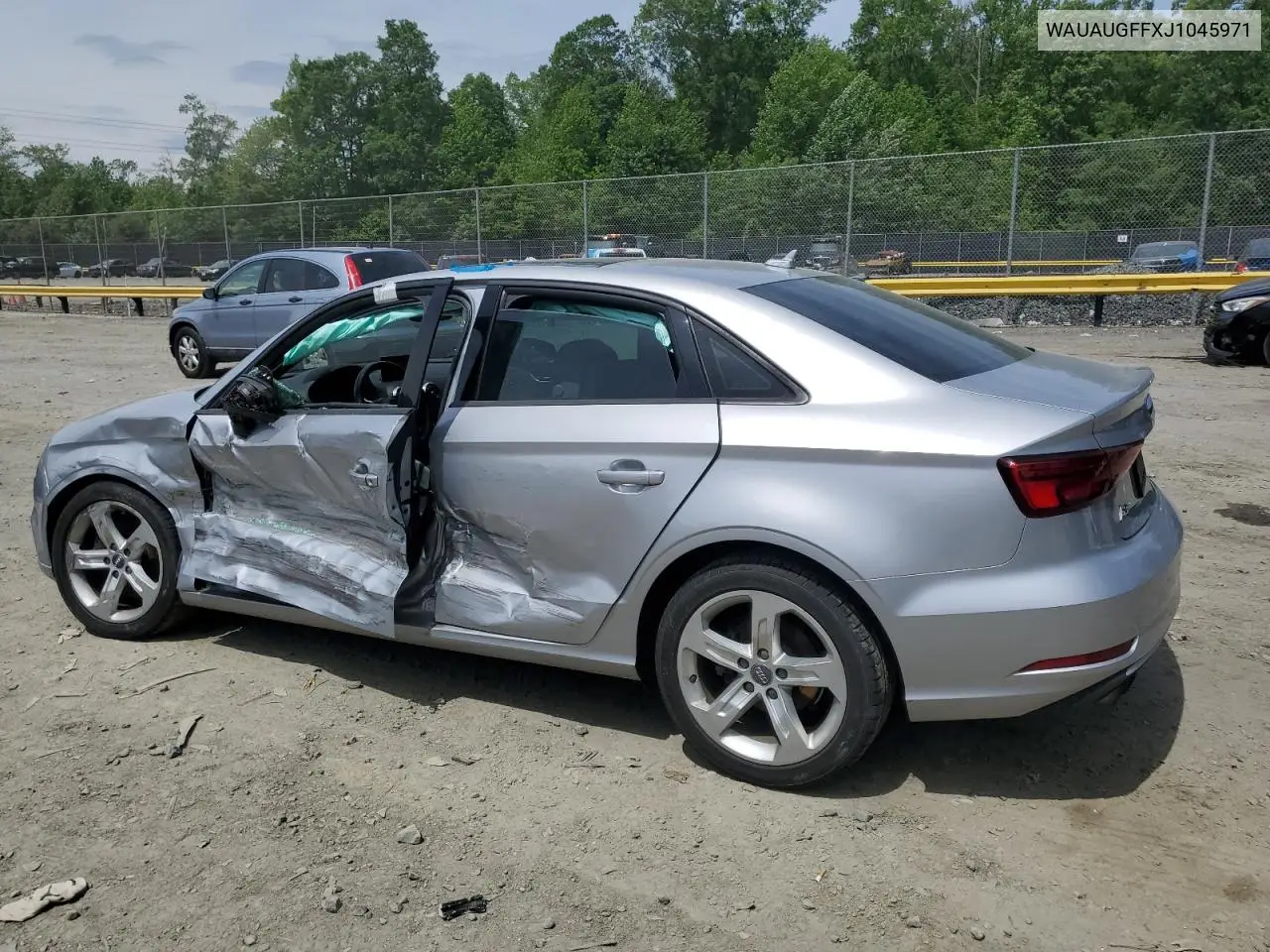 2018 Audi A3 Premium VIN: WAUAUGFFXJ1045971 Lot: 56401165