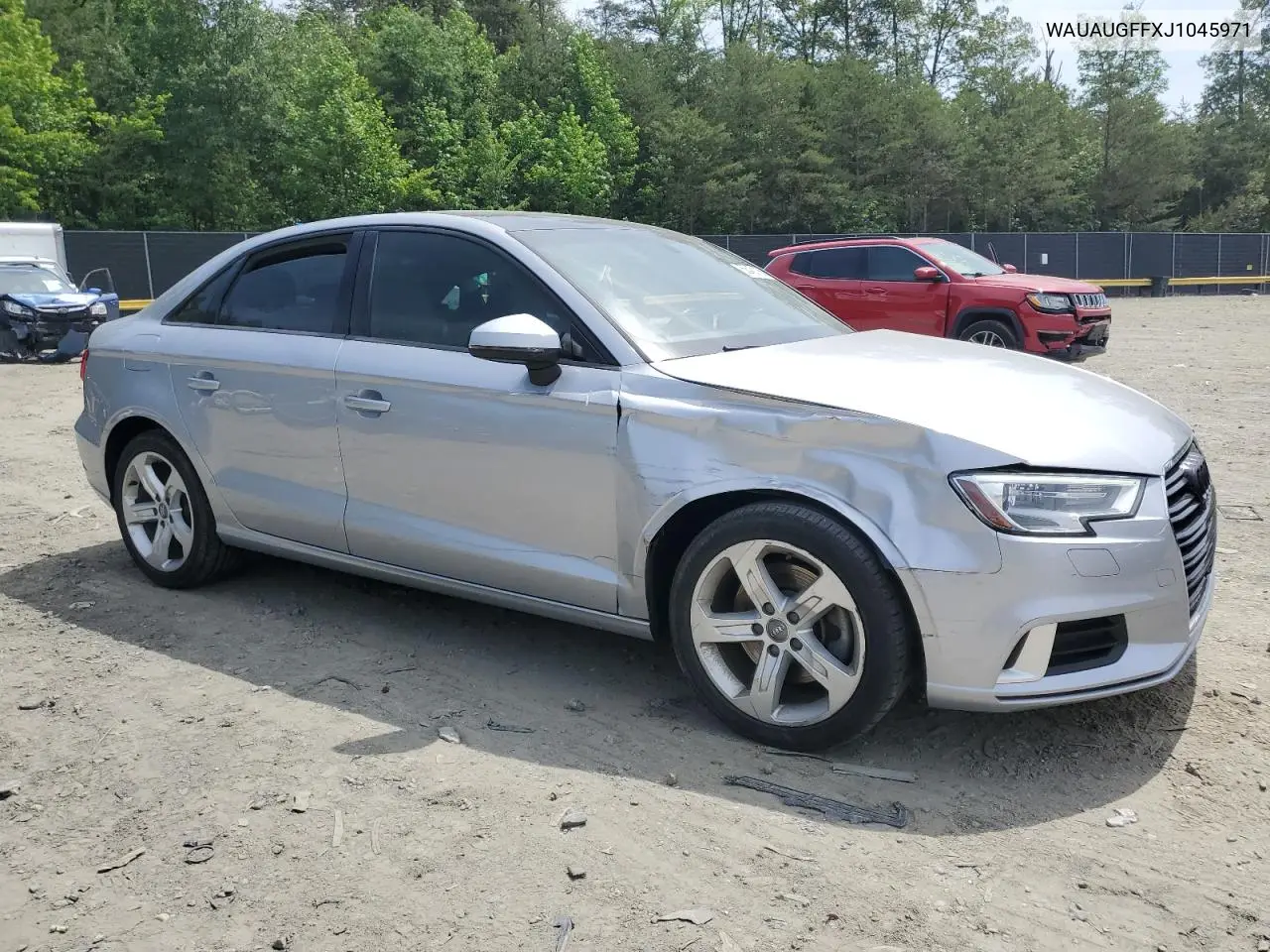 2018 Audi A3 Premium VIN: WAUAUGFFXJ1045971 Lot: 56401165