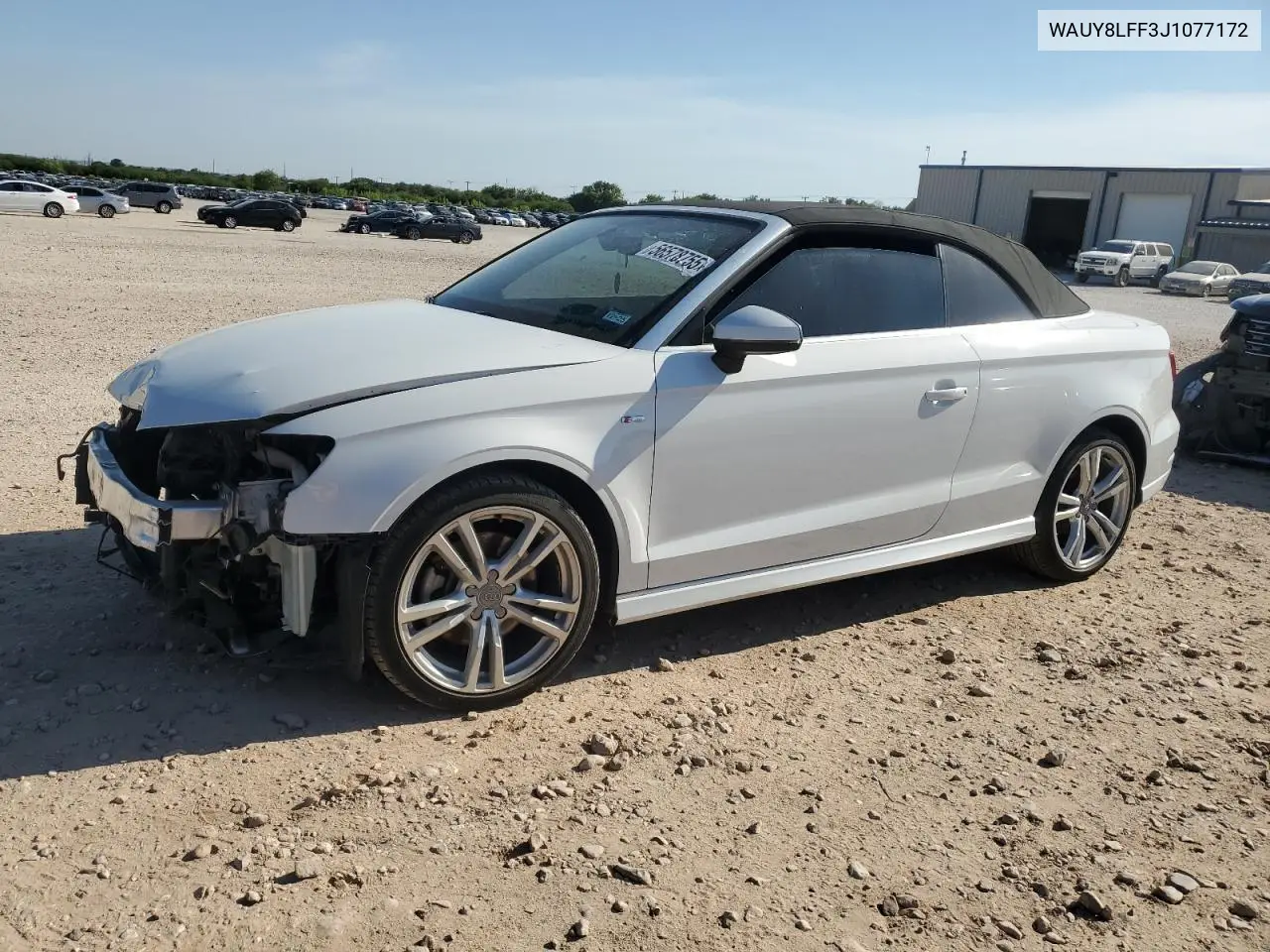 2018 Audi A3 Premium Plus VIN: WAUY8LFF3J1077172 Lot: 56578755