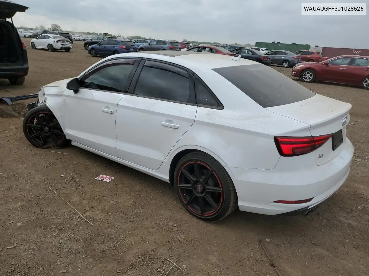 2018 Audi A3 Premium VIN: WAUAUGFF3J1028526 Lot: 56637845