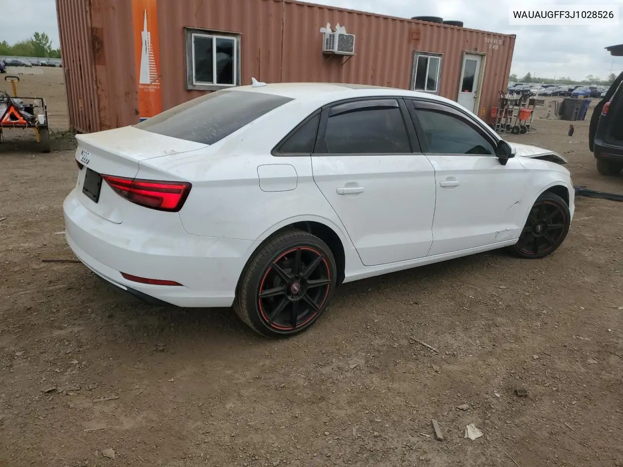 2018 Audi A3 Premium VIN: WAUAUGFF3J1028526 Lot: 56637845