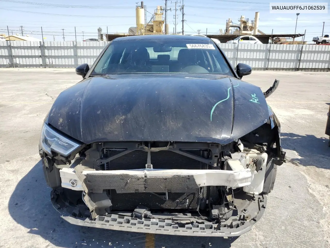 2018 Audi A3 Premium VIN: WAUAUGFF6J1062539 Lot: 56676835
