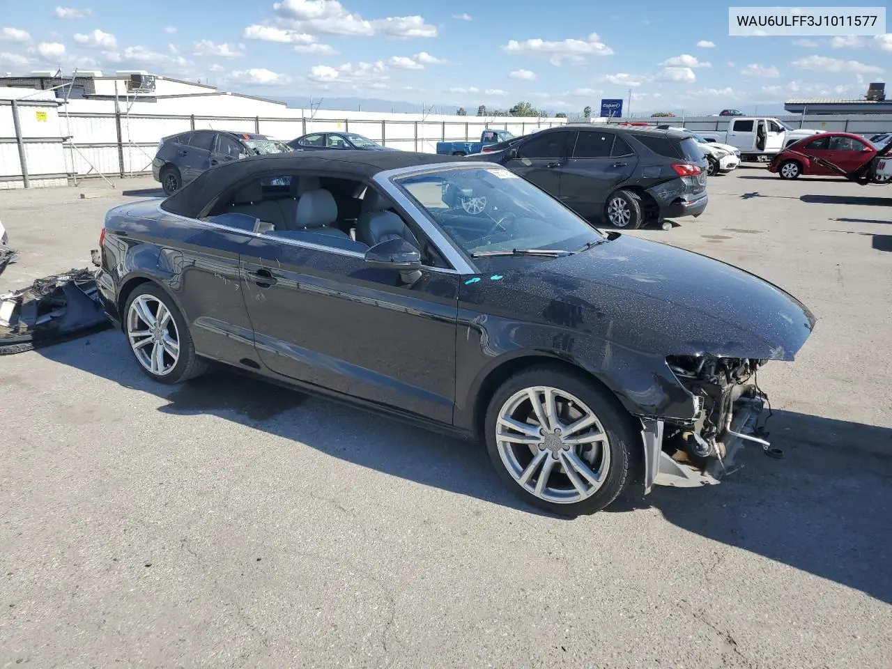 2018 Audi A3 Premium VIN: WAU6ULFF3J1011577 Lot: 56677405