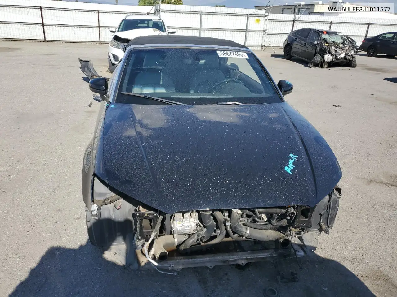 2018 Audi A3 Premium VIN: WAU6ULFF3J1011577 Lot: 56677405