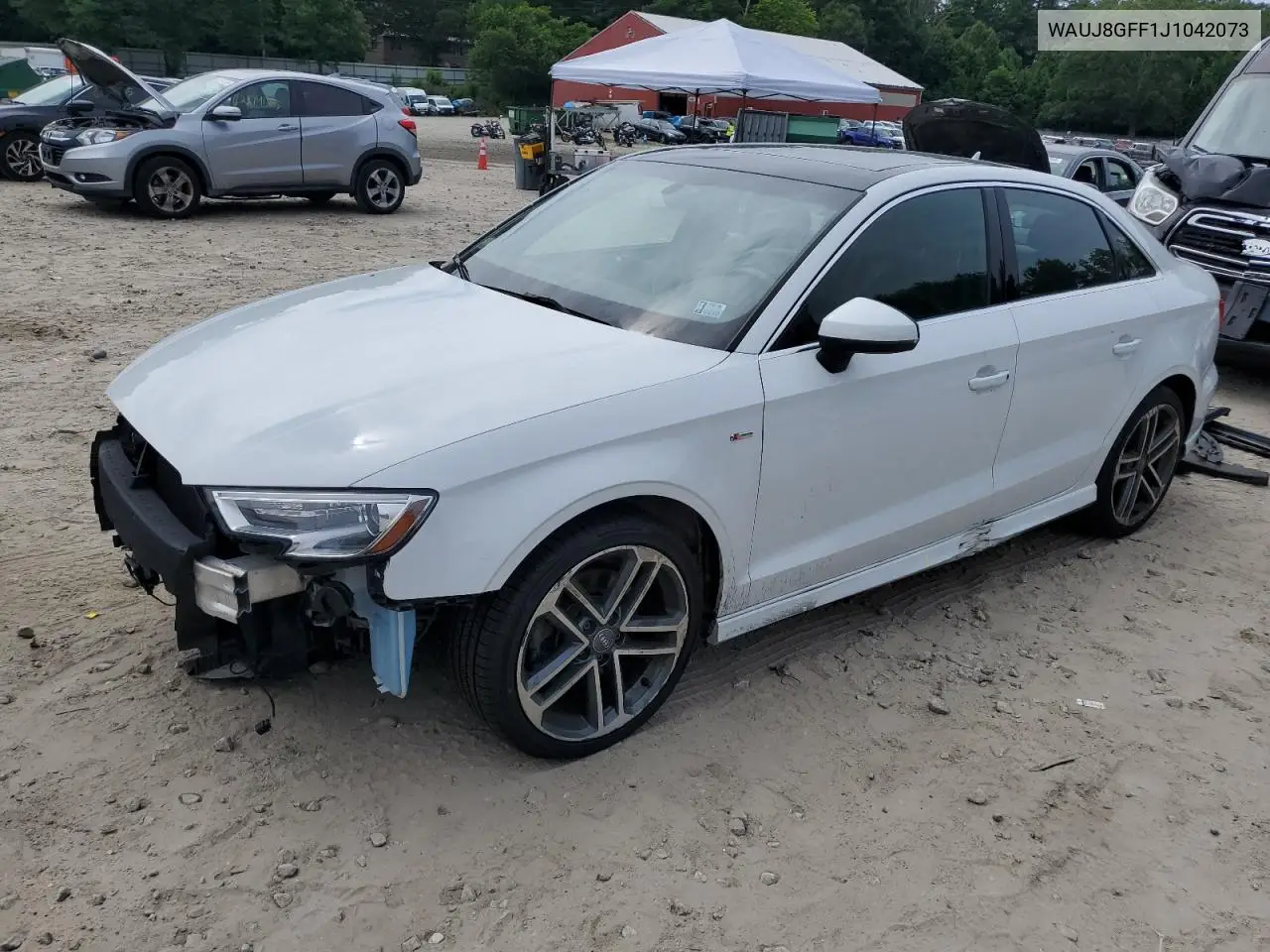 2018 Audi A3 Premium Plus VIN: WAUJ8GFF1J1042073 Lot: 61302455