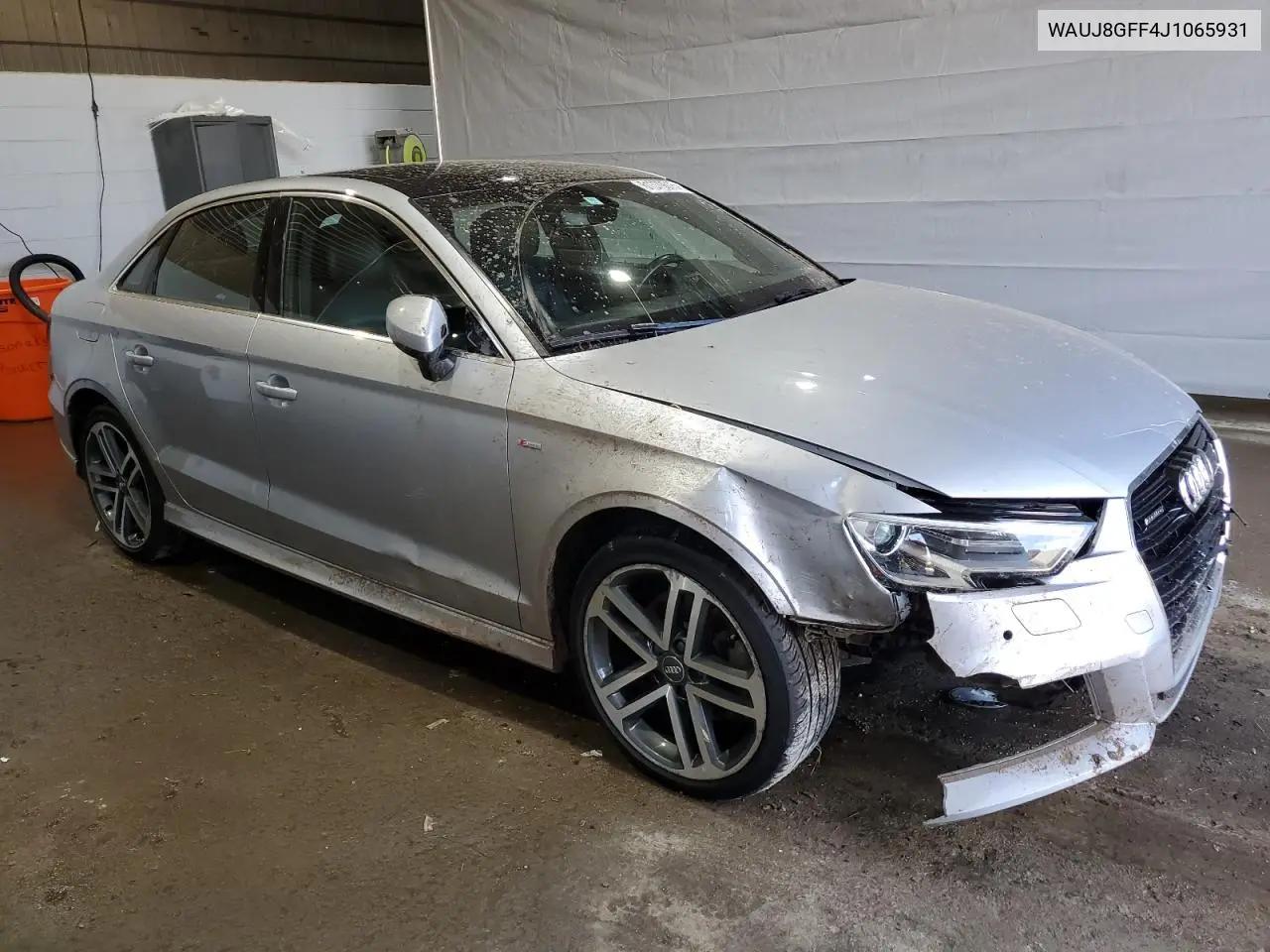 2018 Audi A3 Premium Plus VIN: WAUJ8GFF4J1065931 Lot: 61370615
