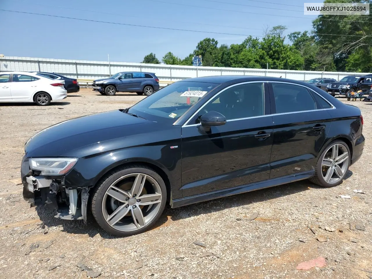 2018 Audi A3 Premium Plus VIN: WAUJ8GFFXJ1025594 Lot: 61924015