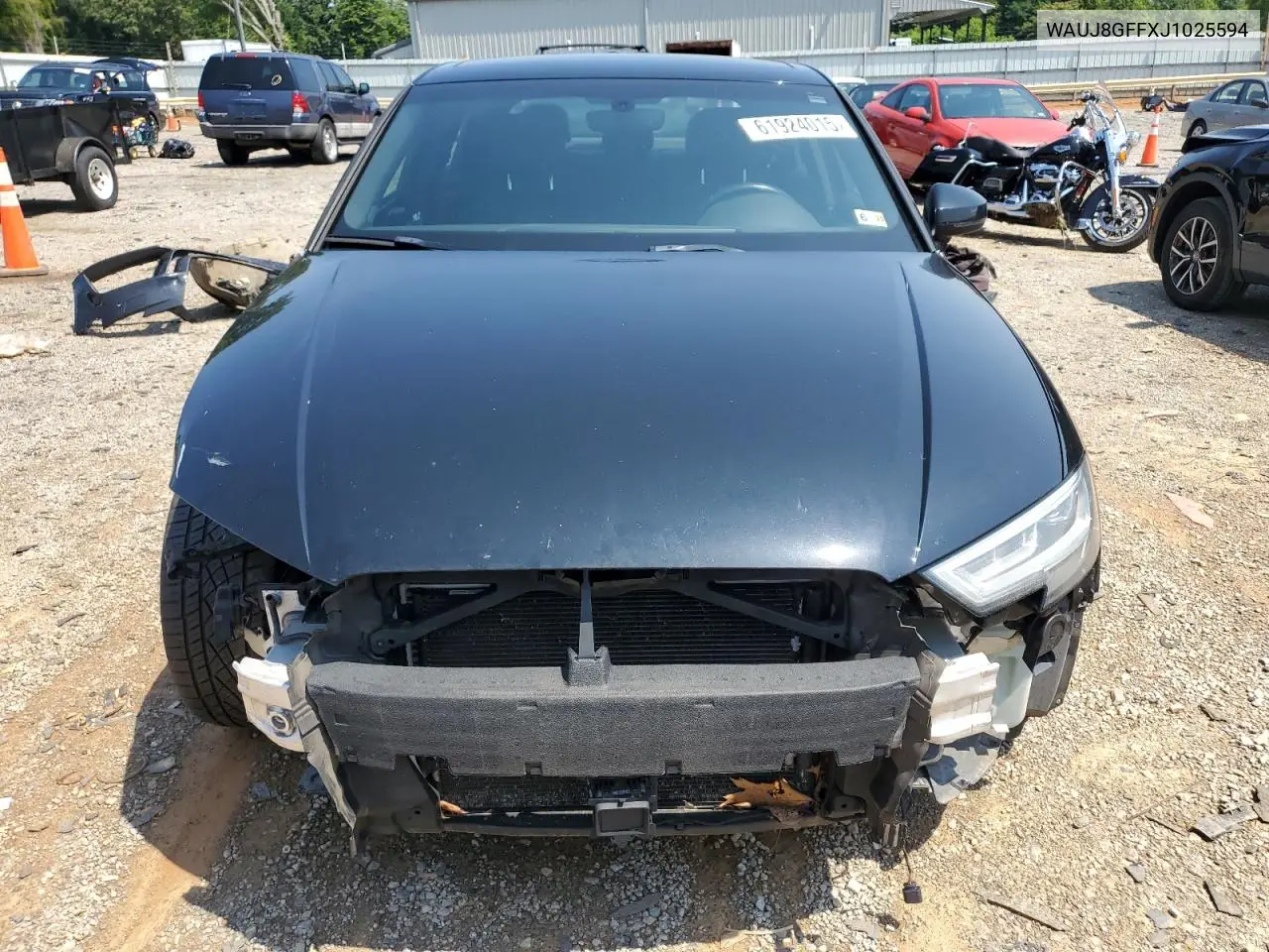 2018 Audi A3 Premium Plus VIN: WAUJ8GFFXJ1025594 Lot: 61924015