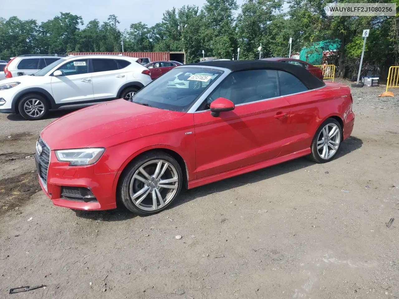 2018 Audi A3 Premium Plus VIN: WAUY8LFF2J1080256 Lot: 62131625