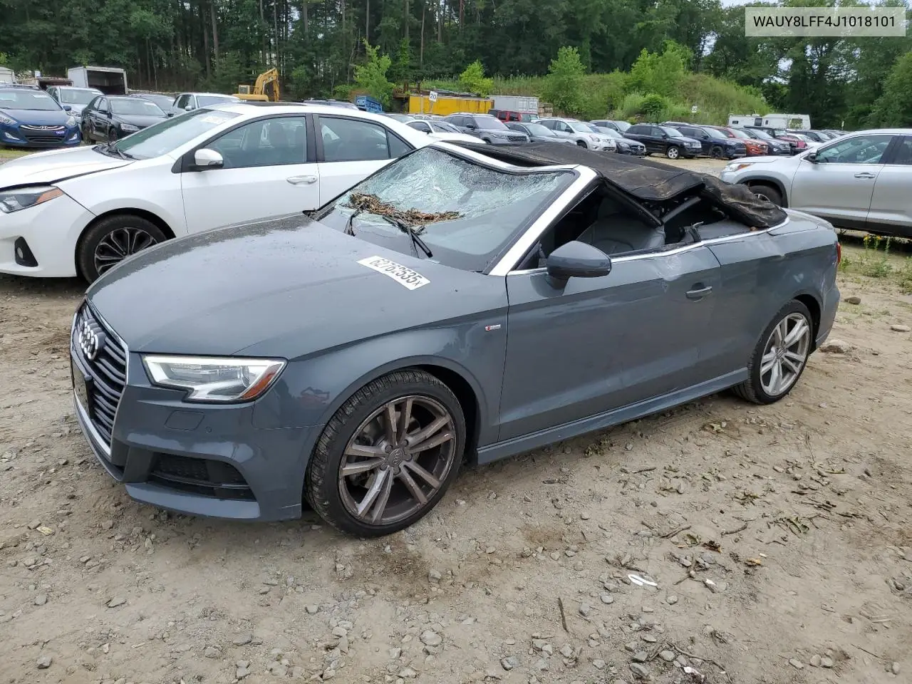 2018 Audi A3 Premium Plus VIN: WAUY8LFF4J1018101 Lot: 62762535