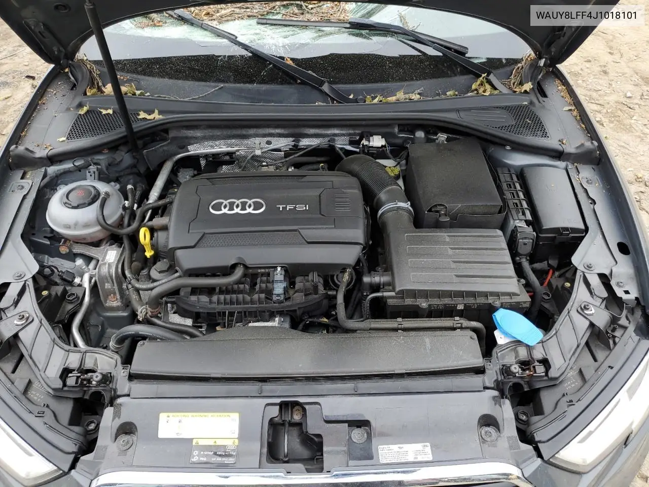 2018 Audi A3 Premium Plus VIN: WAUY8LFF4J1018101 Lot: 62762535