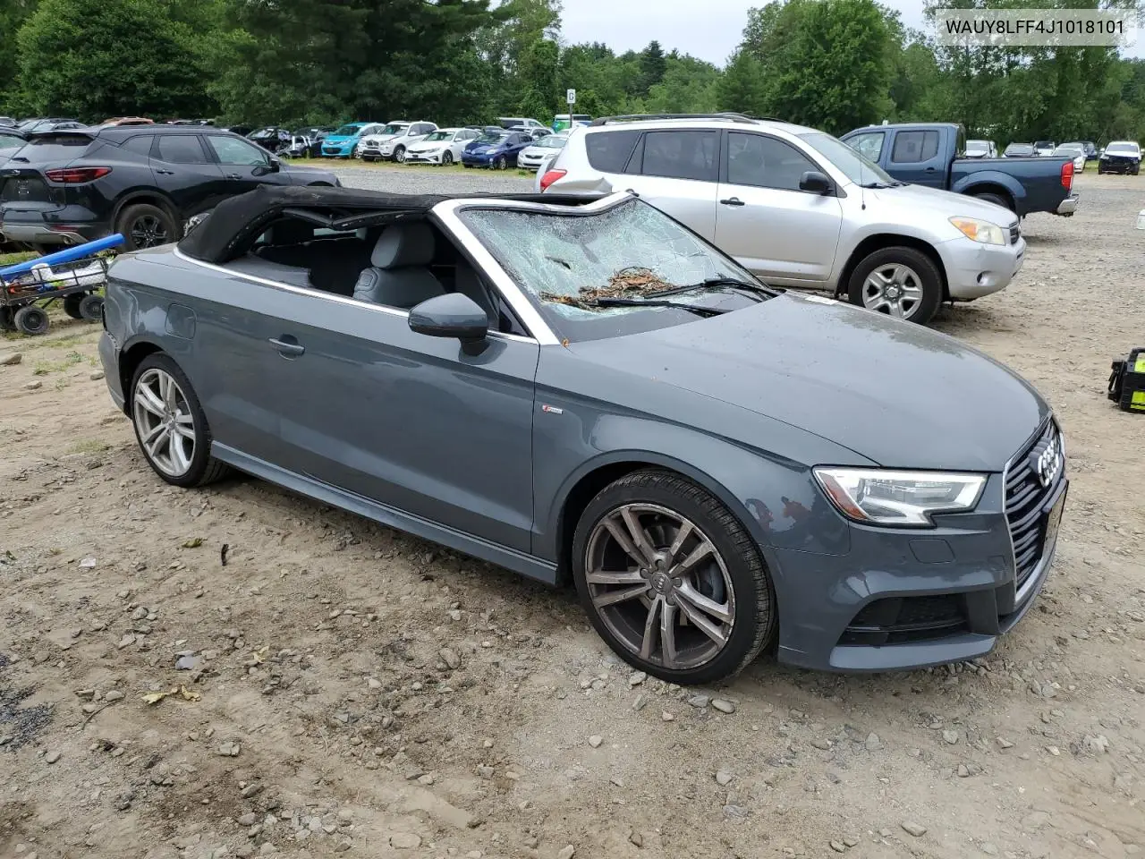 2018 Audi A3 Premium Plus VIN: WAUY8LFF4J1018101 Lot: 62762535