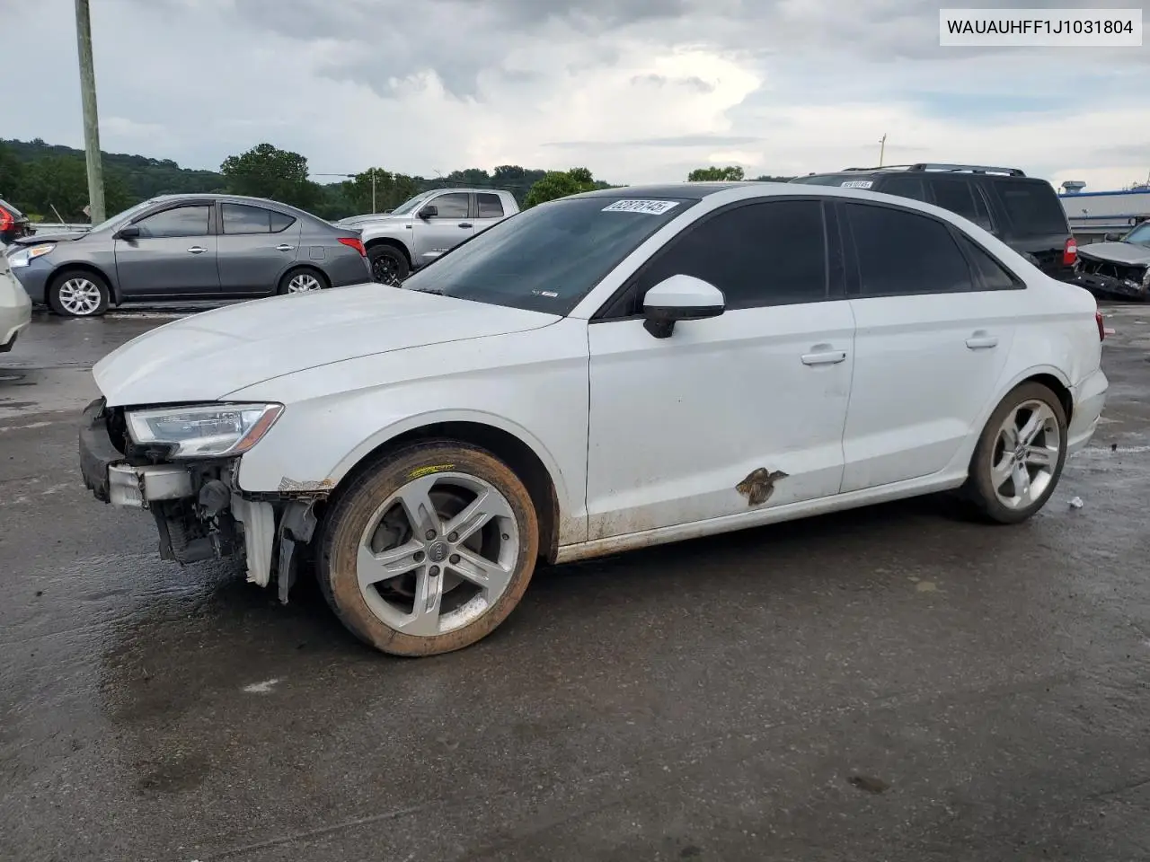 2018 Audi A3 Premium VIN: WAUAUHFF1J1031804 Lot: 62876145