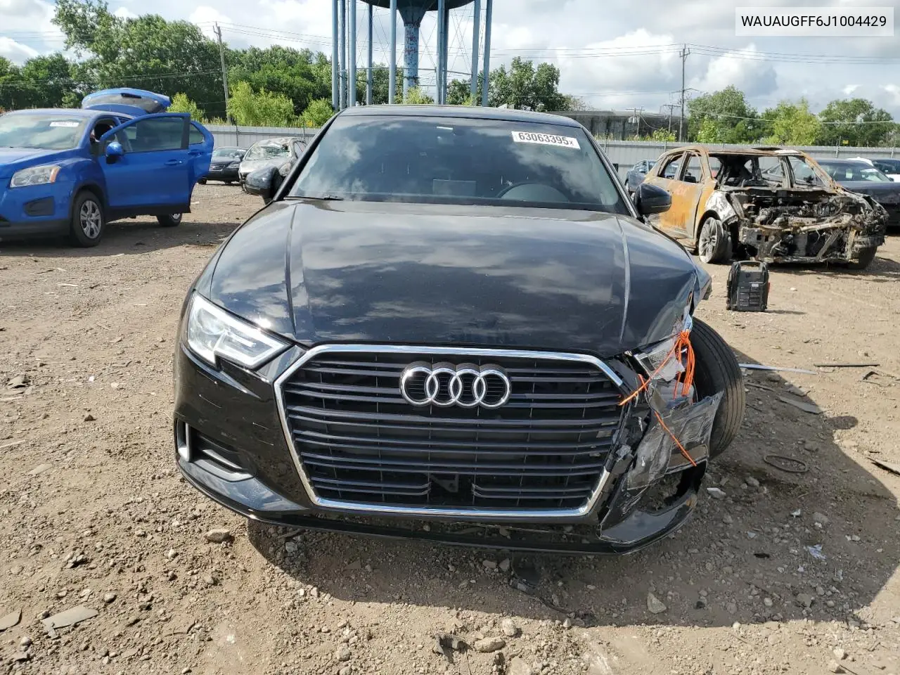 2018 Audi A3 Premium VIN: WAUAUGFF6J1004429 Lot: 63063395