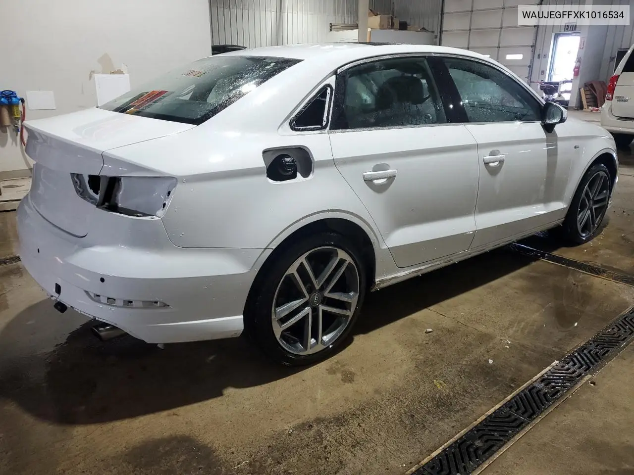 2019 Audi A3 Premium Plus VIN: WAUJEGFFXK1016534 Lot: 42716095