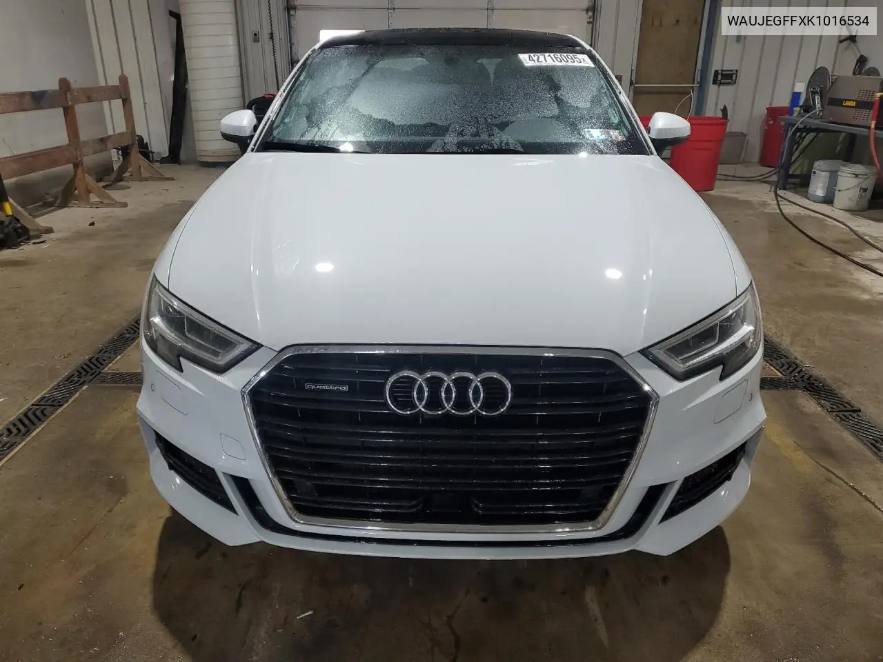 2019 Audi A3 Premium Plus VIN: WAUJEGFFXK1016534 Lot: 42716095