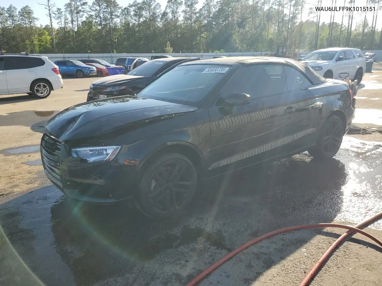 2019 Audi A3 Premium VIN: WAU6ULFF9K1015151 Lot: 53030735