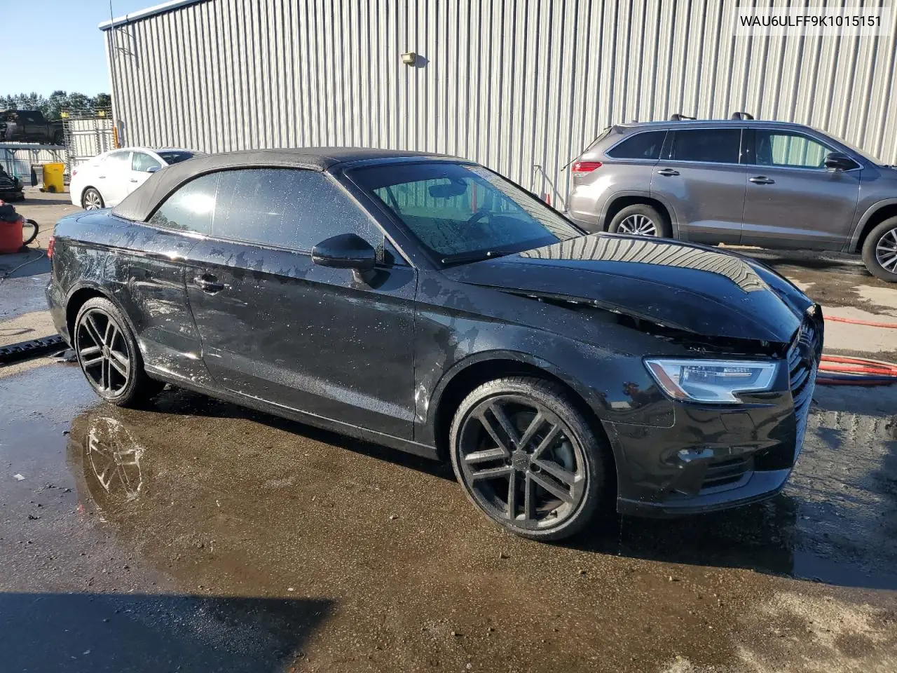 2019 Audi A3 Premium VIN: WAU6ULFF9K1015151 Lot: 53030735