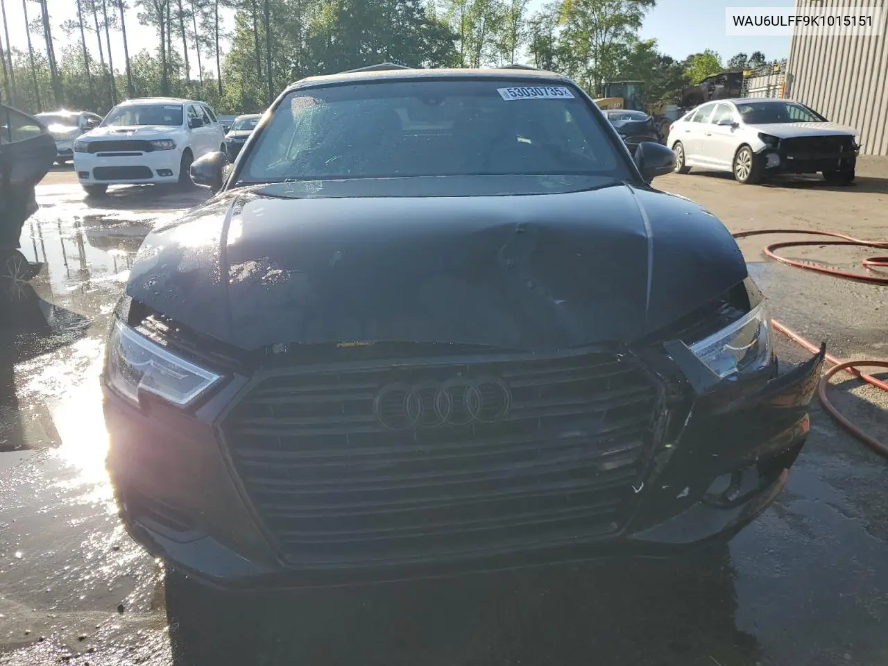 2019 Audi A3 Premium VIN: WAU6ULFF9K1015151 Lot: 53030735