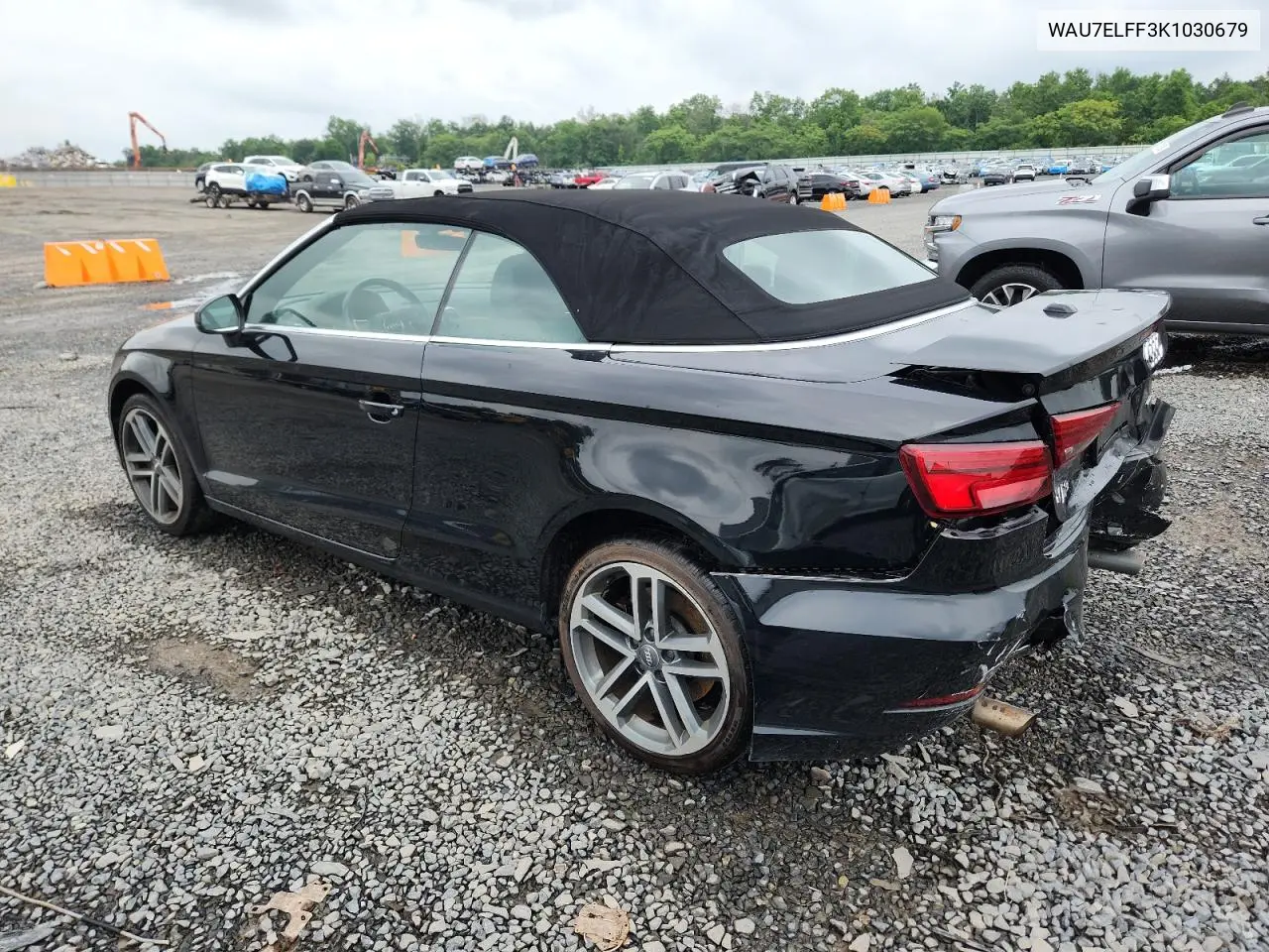 2019 Audi A3 Premium VIN: WAU7ELFF3K1030679 Lot: 62508685