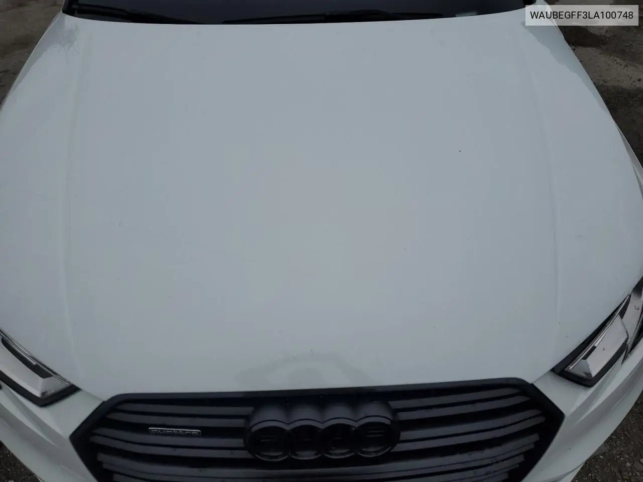 2020 Audi A3 S-Line Premium VIN: WAUBEGFF3LA100748 Lot: 62152215