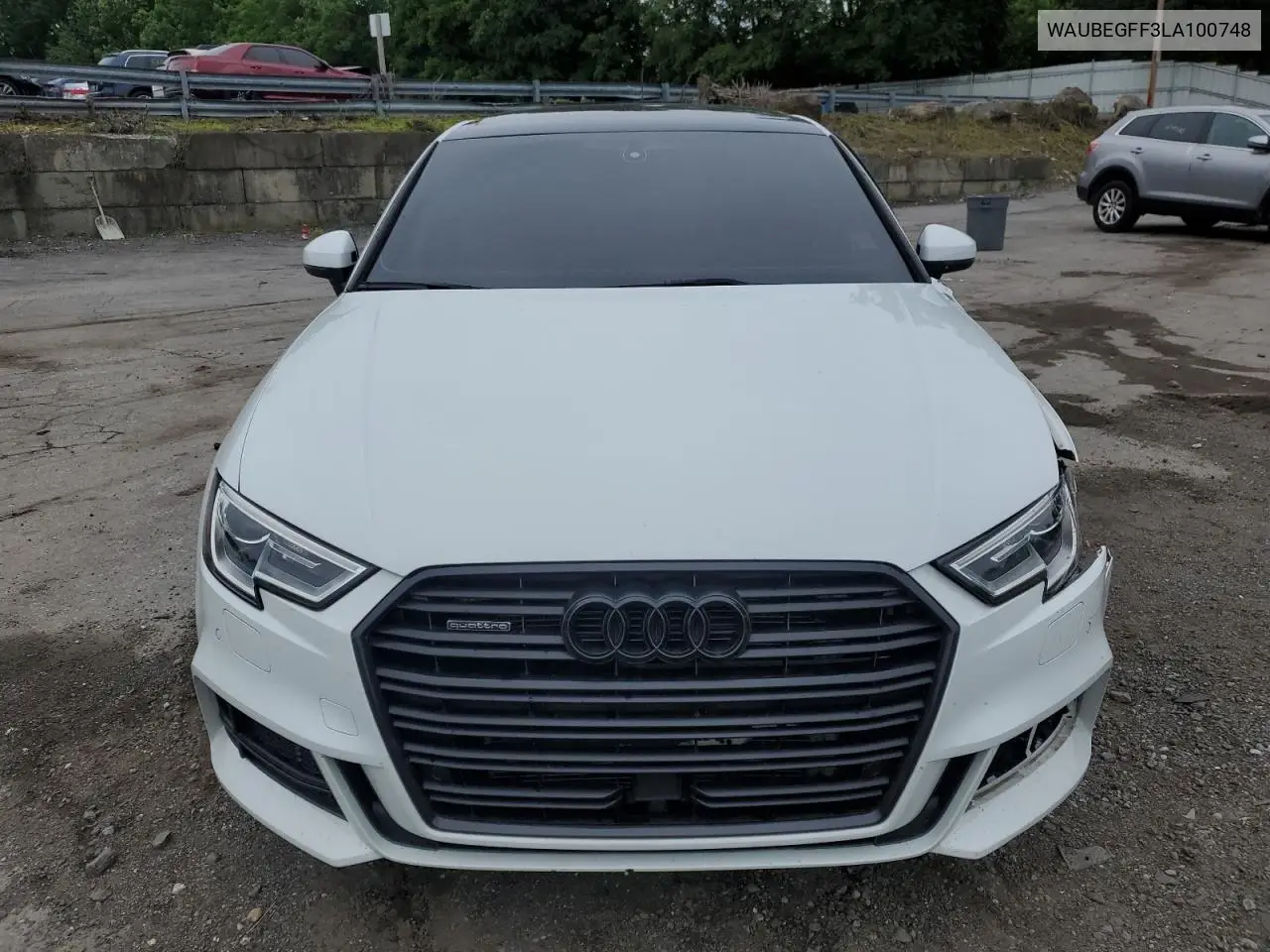 2020 Audi A3 S-Line Premium VIN: WAUBEGFF3LA100748 Lot: 62152215