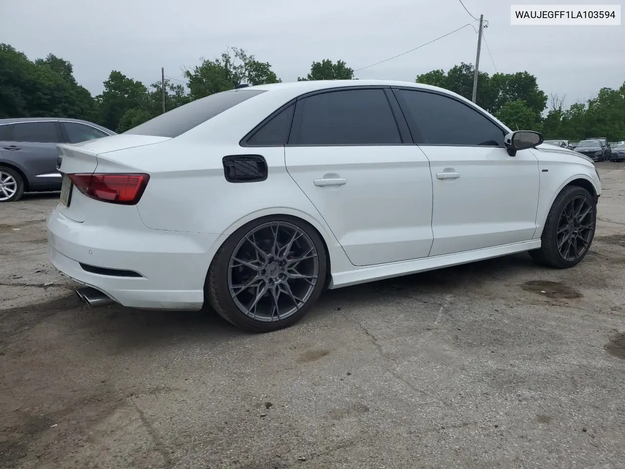 2020 Audi A3 S-Line Premium Plus VIN: WAUJEGFF1LA103594 Lot: 62607235