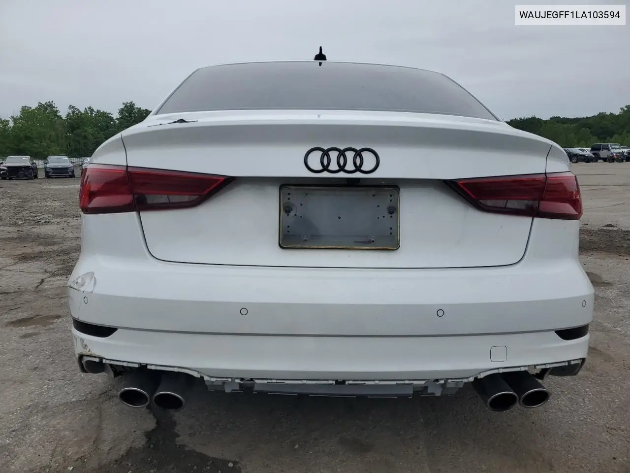 2020 Audi A3 S-Line Premium Plus VIN: WAUJEGFF1LA103594 Lot: 62607235