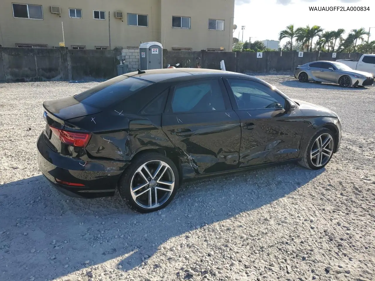 2020 Audi A3 Premium VIN: WAUAUGFF2LA000834 Lot: 73287754
