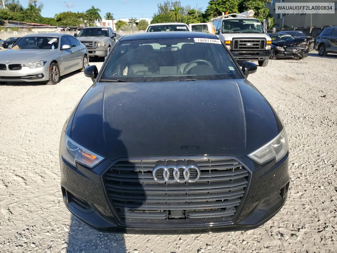 2020 Audi A3 Premium VIN: WAUAUGFF2LA000834 Lot: 73287754
